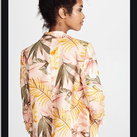 NWT Joie Tropical Linen Jacket - Picture 3 of 6